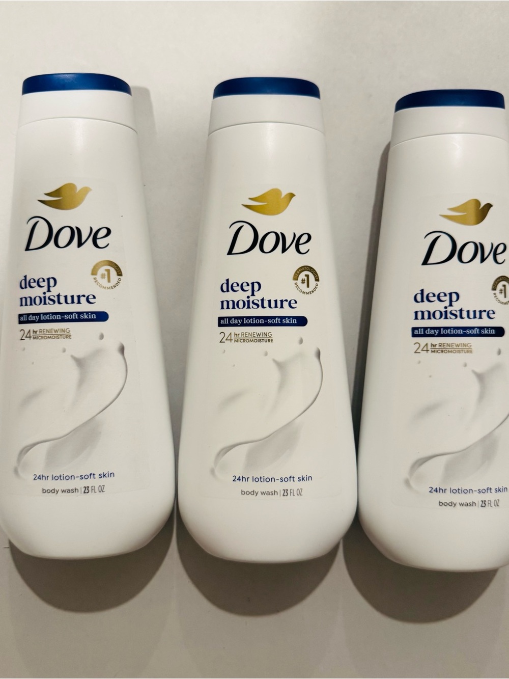 Dove Deep Moisture Body Wash 3 pack